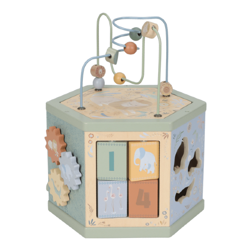 Kostka - sześciokąt edukacyjny Safari Friends Little Dutch 13