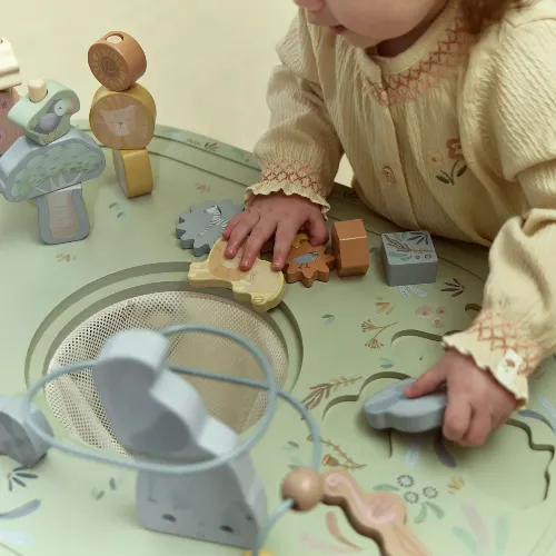 Stolik edukacyjny duży Safari Friends FSC Little Dutch 6