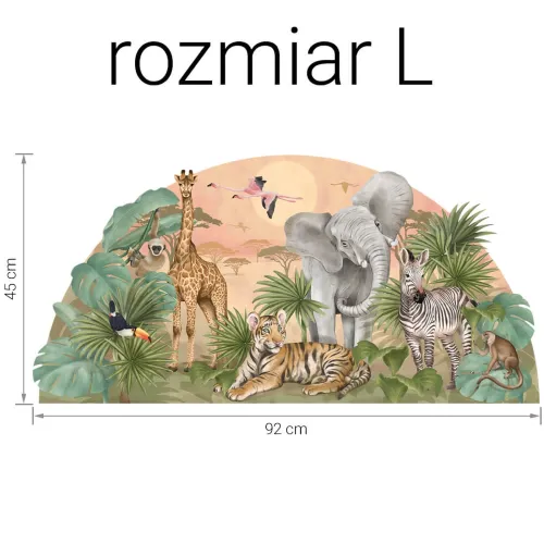 Naklejka na ścianę - safari  6