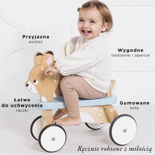 Jeździk drewniany jelonek Le Toy Van 3