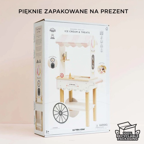 Lodziarnia drewniany wózek sklepik Le Toy Van  6