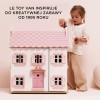 Drewniany domek dla lalek różowy Sophie Le Toy Van 3