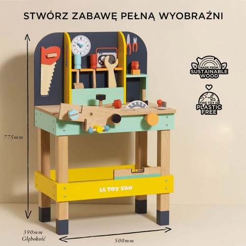 Warsztat drewniany Alexa Le Toy Van 3