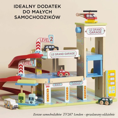 Garaż parking wielopoziomowy drewniany Le Grand Le Toy  2