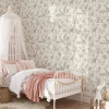 Tapeta dziecięca safari cream w pasach 280x53 cm 1