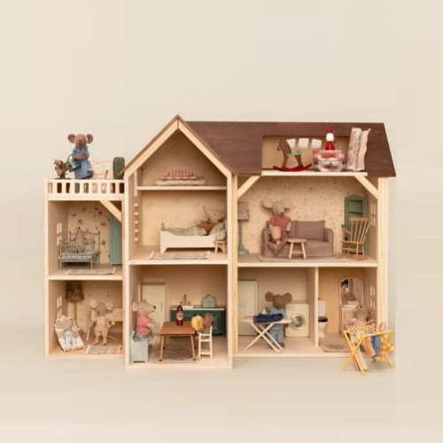 Maileg Domek dla myszek Mouse hole Farmhouse 7