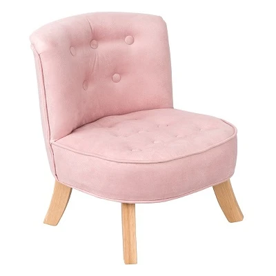 Fotelik Welur Karmelowy Róż Somebunny