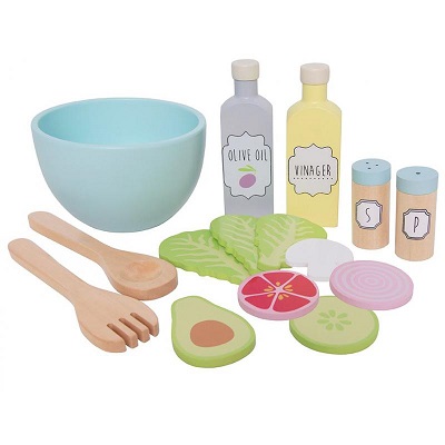 Sałatka - drewniany zestaw do przyrządzania Jabadabado