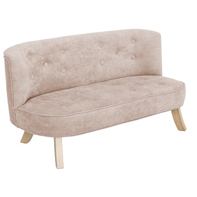 Sofa Welur Brudny Róż Somebunny
