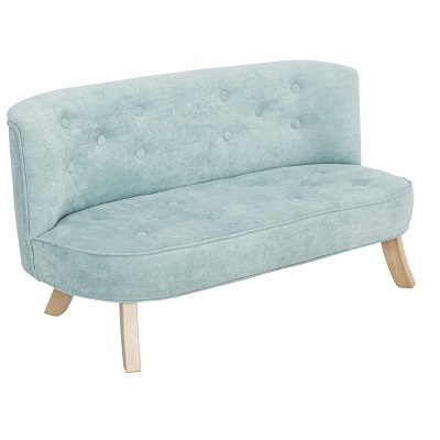 Sofa Welur Brudny Błękit Somebunny