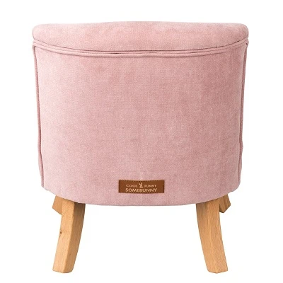Fotelik Welur Dusty Brudny Róż Somebunny 3