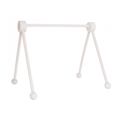 Drewniany stojak edukacyjny baby gym biały Jabadabado