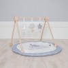 Drewniany stojak edukacyjny baby gym naturalne drewno Jabadabado 2