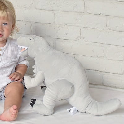 Pluszowy Dinozaur szary rozmiar L Melootka