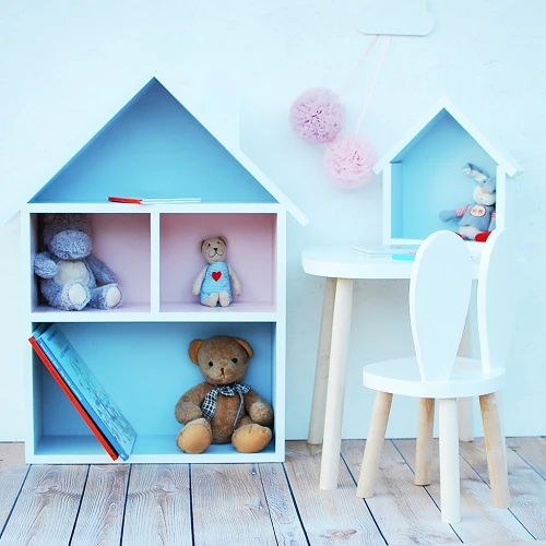 Bambooko drewniane krzesełko dziecięce Króliczek 17