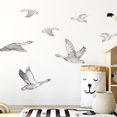 Naklejka na ścianę - gąski