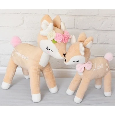 Pluszowa sarenka z kwiatuszkami duża Melootka 1