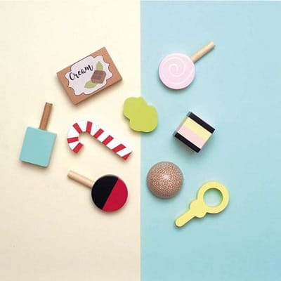 Patera ze słodkościami retro Jabadabado 1