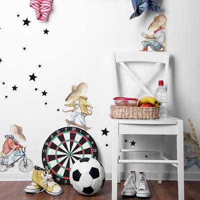 Naklejka na ścianę Little Mouse Street  6