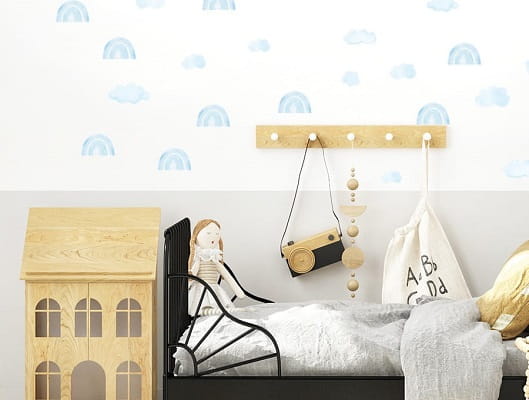 Naklejka ścienna mini tęcze niebieskie 1