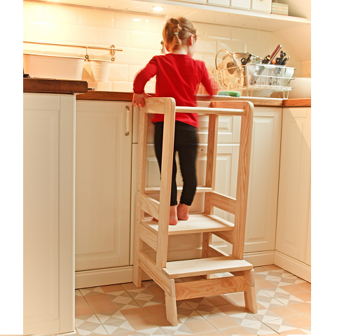 Kitchen Helper Pomocnik Kuchenny dla Dziecka Naturalny 2