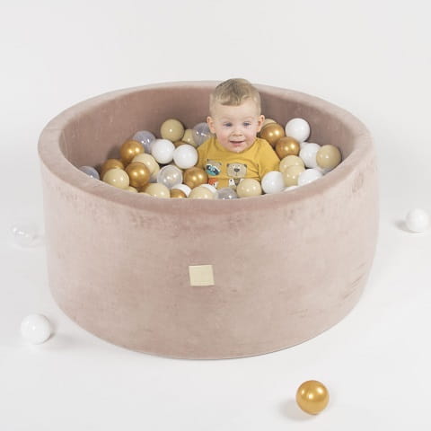 Suchy basen Velvet Teddy Bear + 250 piłek - gotowy zestaw MeowBaby 5