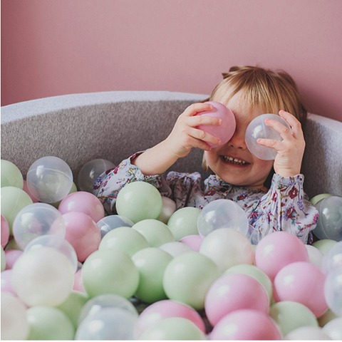 Suchy basen Spring + 250 piłek - gotowy zestaw MeowBaby 1