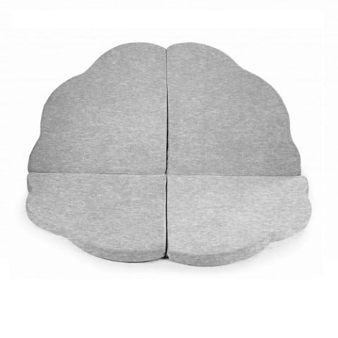 Mata do Zabawy Chmurka składana jasnoszara 5