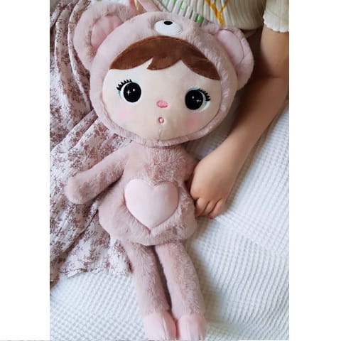 Lalka Metoo Miś różowy 1