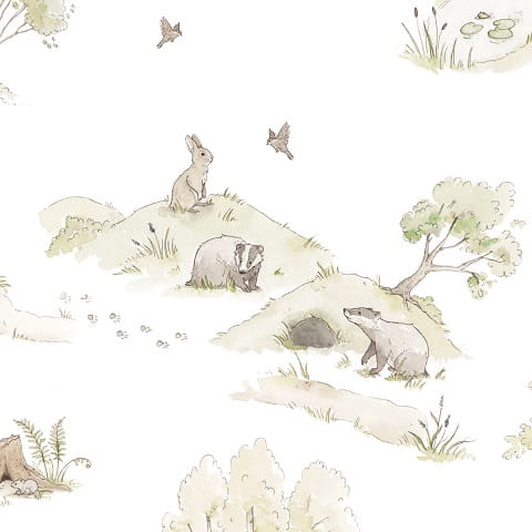 Tapeta dziecięca Fairytale Forrest Leśna Bajka 2