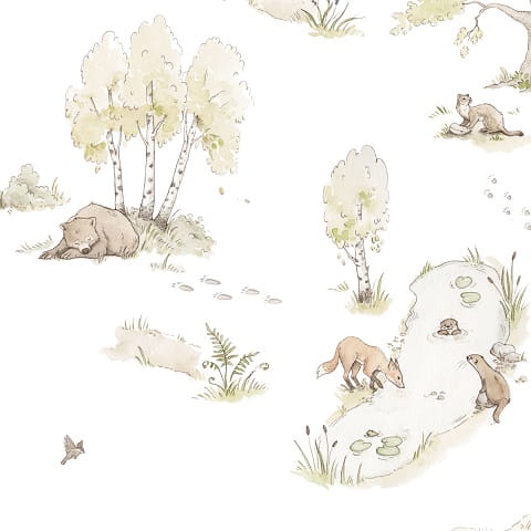 Tapeta dziecięca Fairytale Forrest Leśna Bajka 3