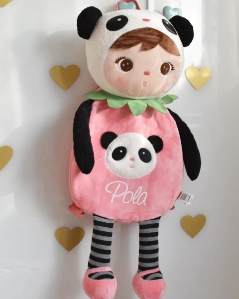 Plecak Metoo Panda z imieniem