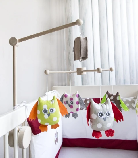 Sowy - karuzela z obrotową pozytywką, Muzpony