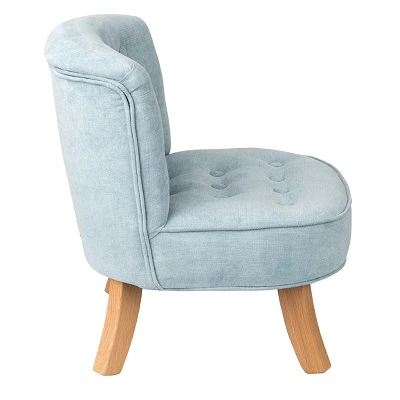 Fotelik Welur Dusty Brudny Błękit Somebunny 2