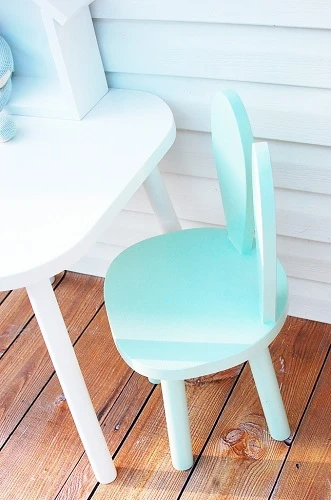 Bambooko drewniane krzesełko dziecięce Króliczek 15