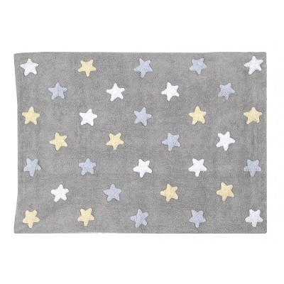 Lorena Canals Dywan do Prania w Pralce Tricolor Star Gris/Azul 2