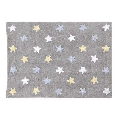 Lorena Canals Dywan do Prania w Pralce Tricolor Star Gris/Azul 2